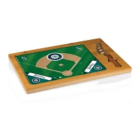 Picnic Time Seattle Mariners Glass Top Serving Board Set