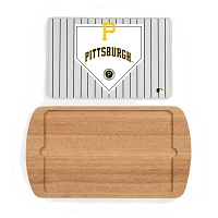 Picnic Time Pittsburgh Pirates Glass Top Serving Tray