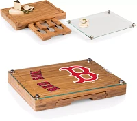 Picnic Time Boston Red Sox Concerto Glass Top Cheese Board and Knife Set