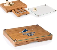 Picnic Time Tampa Bay Rays Concerto Glass Top Cheese Board and Knife Set