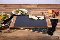 Picnic Time Atlanta Braves Acacia and Covina Slate Serving Tray