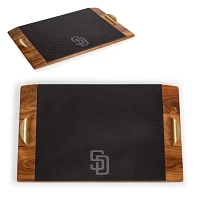 Picnic Time San Diego Padres Acacia and Covina Slate Serving Tray