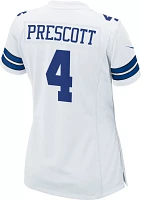 Nike Women's Dallas Cowboys Dak Prescott #4 White Limited Jersey