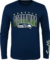 NFL Team Apparel Boys' Seattle Seahawks Fan Fave 3-In-1 T-Shirt