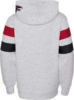 NFL Team Apparel Youth Atlanta Falcons Dynamic Duo Grey Pullover Hoodie