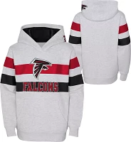 NFL Team Apparel Youth Atlanta Falcons Dynamic Duo Grey Pullover Hoodie