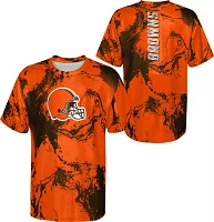 NFL Team Apparel Youth Cleveland Browns the Mix T-Shirt