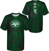 NFL Team Apparel Youth New York Jets the Mix T-Shirt