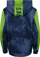 NFL Team Apparel Youth Seattle Seahawks All Out Blitz Color Hoodie