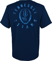 NFL Team Apparel Youth Tennessee Titans Liquid Camo Navy T-Shirt