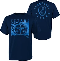 NFL Team Apparel Youth Tennessee Titans Liquid Camo Navy T-Shirt