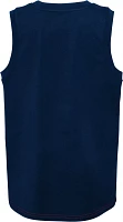 NFL Team Apparel Youth New England Patriots Revitalize Navy Tank Top