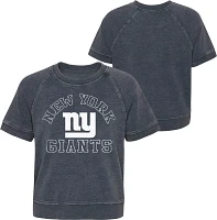 NFL Team Apparel Little Girls' New York Giants Junior Cheer Squad Grey Top