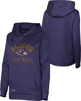 NFL Combine Women's Baltimore Ravens Game Hype Team Color Hoodie