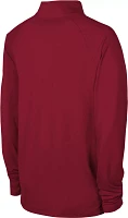 NFL Combine Men's Tampa Bay Buccaneers Mock Neck Red Quarter-Zip Pullover