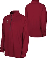 NFL Combine Men's Tampa Bay Buccaneers Mock Neck Red Quarter-Zip Pullover