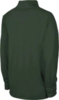 NFL Combine Men's Green Bay Packers Mock Neck Green Quarter-Zip Pullover