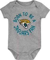 NFL Team Apparel Infant Jacksonville Jaguars 'Born 2 Be' 3-Pack Bodysuit Set