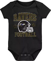 NFL Team Apparel Infant Baltimore Ravens 'Born 2 Be' 3-Pack Bodysuit Set