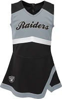 NFL Team Apparel Toddler Las Vegas Raiders Cheer Dress