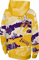 Outerstuff Youth Los Angeles Lakers Over The Limit Purple Sublimated Hoodie