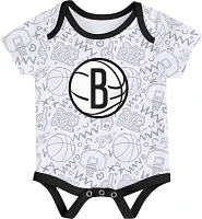 Outerstuff Infant Brooklyn Nets 3pc Creeper Set