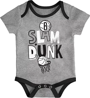 Outerstuff Infant Brooklyn Nets 3pc Creeper Set