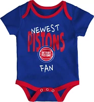 Outerstuff Infant Detroit Pistons 3pc Creeper Set