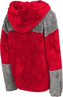 Gen2 Girls' Nebraska Cornhuskers Red Fleece Teddy Hoodie