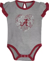 Gen2 Infant Alabama Crimson Tide 2 Much Love 2-Piece Creeper Set