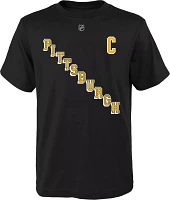 NHL Youth Pittsburgh Penguins Sidney Crosby #87 Black T-Shirt