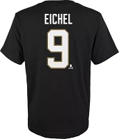 NHL Youth Vegas Golden Knights Jack Eichel #9 Black T-Shirt