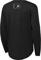 NHL Youth Philadelphia Flyers Barn Burner Black Long Sleeve Shirt