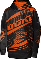 NHL Youth Anaheim Ducks Home Ice Black Pullover Hoodie