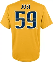 NHL Youth Nashville Predators Roman Josi #59 Gold T-Shirt