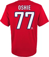 NHL Youth Washington Capitals T.J. Oshie #77 Red T-Shirt