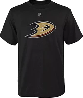 NHL Youth Anaheim Ducks Trevor Zegras #11 Black T-Shirt