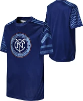 MLS Youth New York City FC Winning Tackle Blue T-Shirt