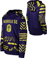 MLS Youth Nashville SC Wordmark Navy Pullover Hoodie