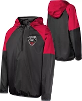 MLS Youth D.C. United Unstoppable Black Quarter-Zip Pullover Shirt