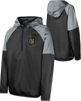 MLS Youth Los Angeles FC Unstoppable Black Quarter-Zip Pullover Shirt