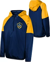 MLS Youth Los Angeles Galaxy Unstoppable Navy Quarter-Zip Pullover Shirt