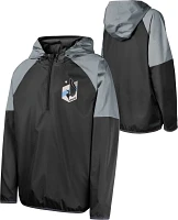 MLS Youth Minnesota United FC Unstoppable Black Quarter-Zip Pullover Shirt