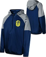 MLS Youth Nashville SC Unstoppable Navy Quarter-Zip Pullover Shirt