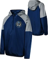 MLS Youth Philadelphia Union Unstoppable Blue Quarter-Zip Pullover Shirt