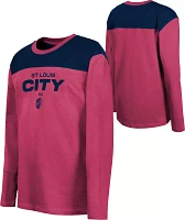 MLS Youth St. Louis City SC Unbeaten Run Red Long Sleeve Shirt