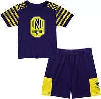 MLS Toddler Nashville SC Logo Shirt and Shorts Set