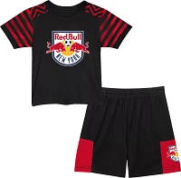 MLS Toddler New York Red Bulls Logo Shirt and Shorts Set