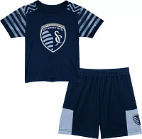 MLS Toddler Sporting Kansas City Logo Shirt and Shorts Set