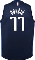 Jordan Youth Dallas Mavericks Luke Doncic #77 Navy Statement Jersey